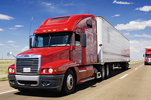 truck on interstate 40